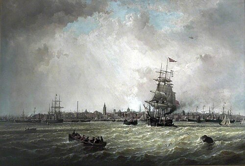 The Port of Liverpool, 1873, Samuel Walters