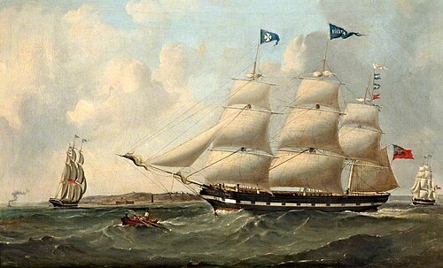 'Helen' Arriving in the Mersey, , Samuel Walters