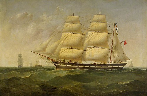 The barque Rajah of Sarawak, , Samuel Walters