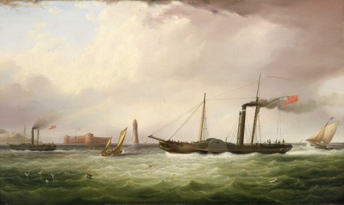 The Paddle Steamer 'Ariel', 1831, Samuel Walters