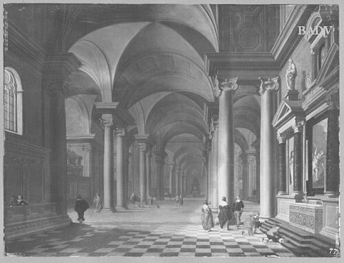 Interior of a church, 1630, Anthonie de Lorme