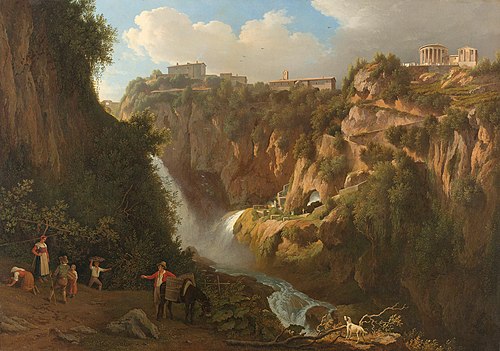 The Waterfall at Tivoli, 1824, Abraham Teerlink