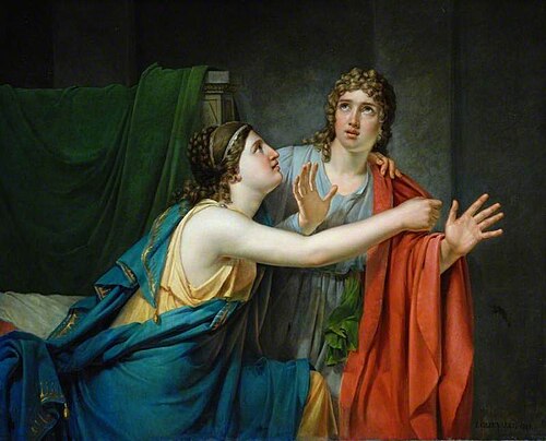 Phaedra and Hippolytus, 1819, Joseph-Louis (Jozef) Geirnaert
