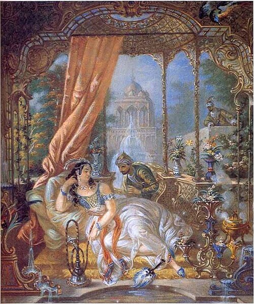 Les Délices du Harem, 1849, Mathieu Barathier