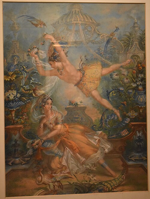 Le Dieu et la Bayadère, 1849, Mathieu Barathier