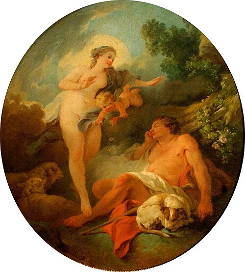 Diana and Endymion, 1778, Jean-Baptiste Huet