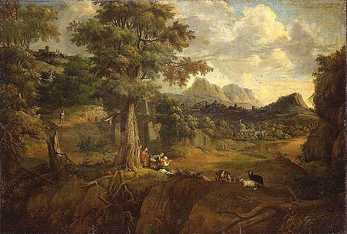 Southern Landscape, 1704, Friedrich Wilhelm Boehme