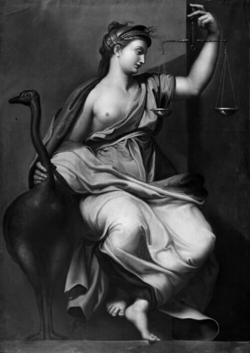Retfærdigheden, 1803, Johann Georg Wahl