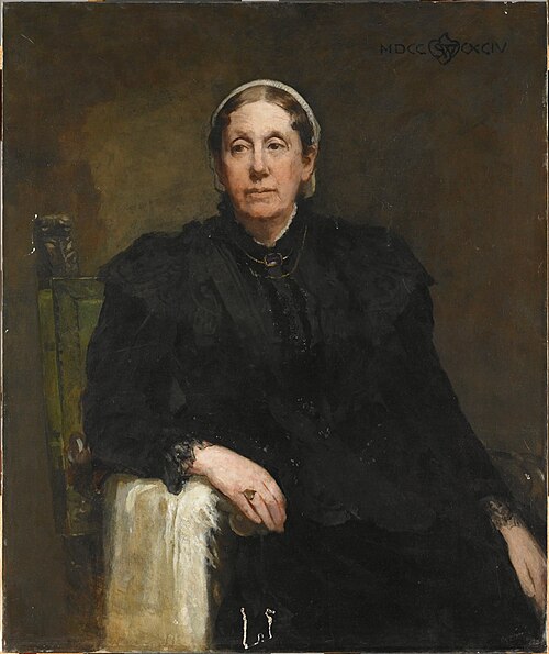 Elizabeth Cary Agassiz (1822-1907), 1894, Sarah W. Whitman