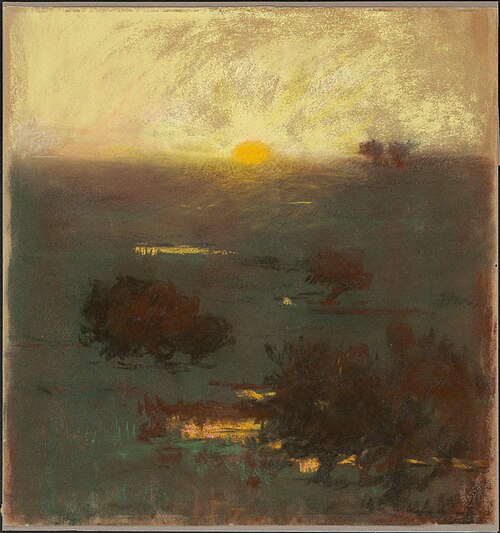 Sunset, 1880, Sarah W. Whitman