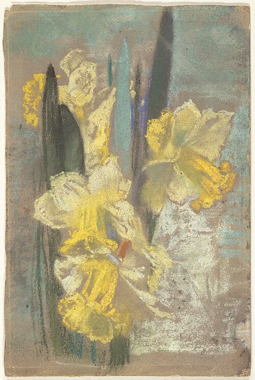 Winter Daffodils, 1902, Sarah W. Whitman