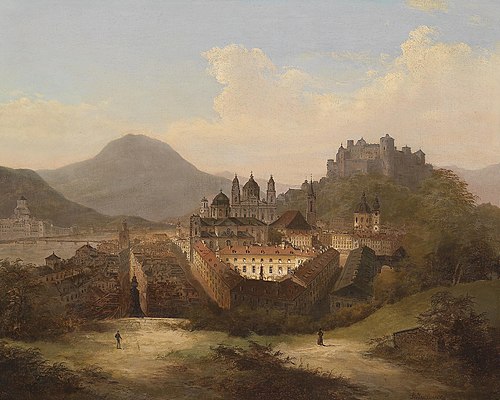 View on Salzburg, 1870, F. W. Jankowsky