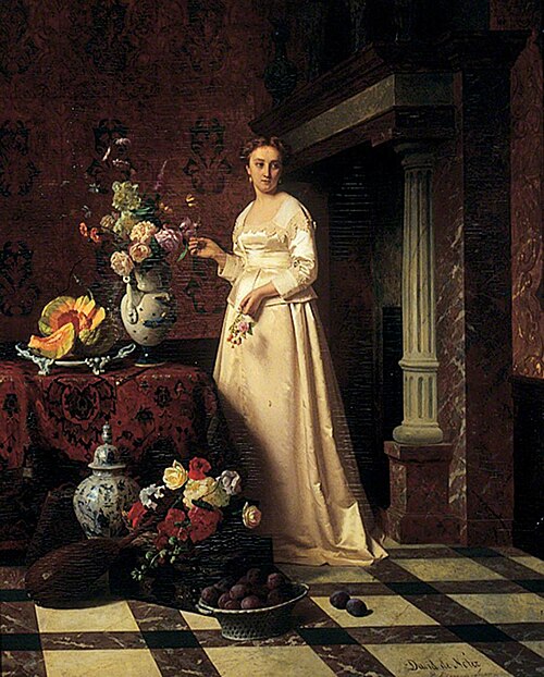 Lady in an Interior, , David de Noter