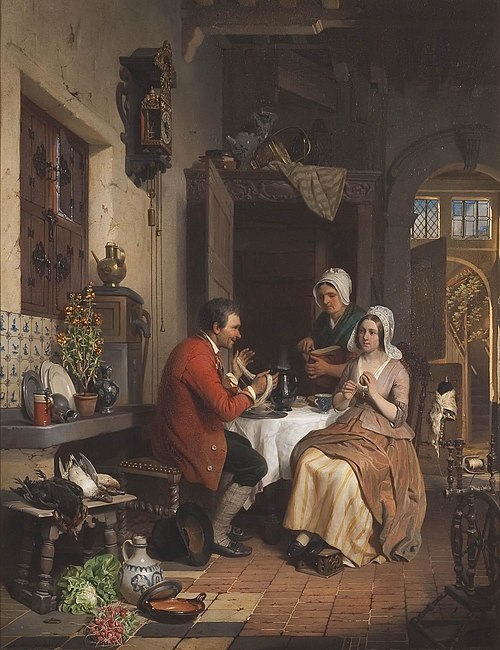 Keukeninterieur, 1845, David de Noter