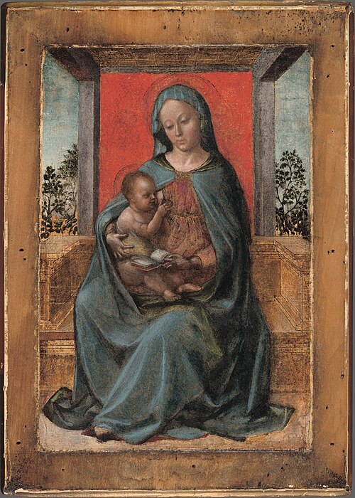 The Virgin and Child Enthroned, 1505, Vincenzo Foppa