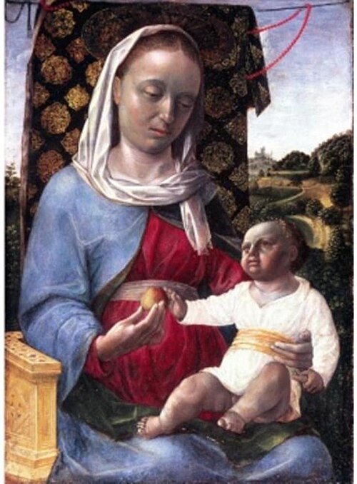 Mary with the Christ-child, 1465, Vincenzo Foppa