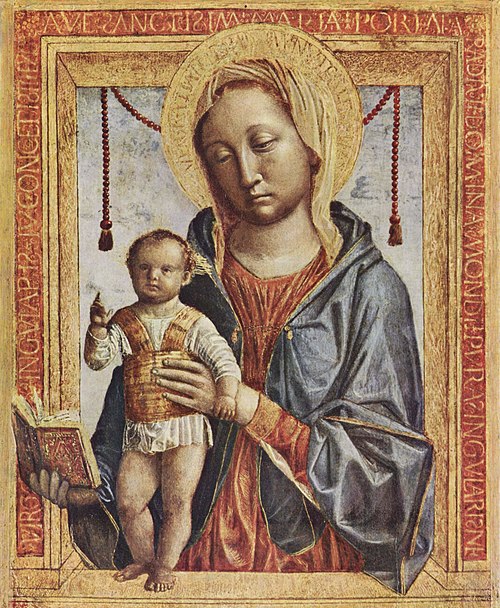 madone du Livre, 1460, Vincenzo Foppa