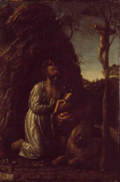 Saint Jerome penitent, 1460, Vincenzo Foppa
