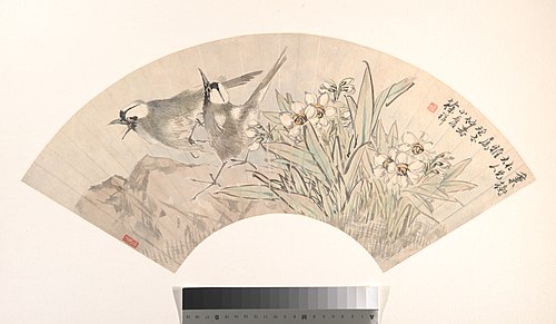 Birds and Narcissus, 1883, Xu Xiang