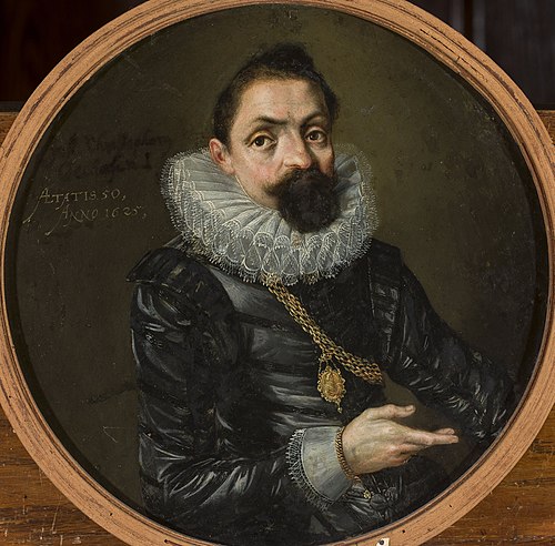 Double-sided portrait of Johann Christoph Oelhofen, 1619, Lorenz Strauch