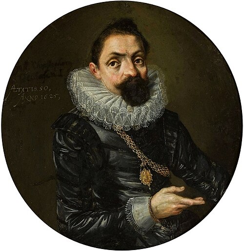 Portrait à double face de Johann Christoph Oelhafen (recto)., 1700, Lorenz Strauch