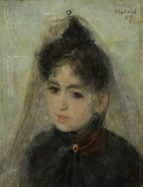 A girl from Madrid, 1889, Paul Rink