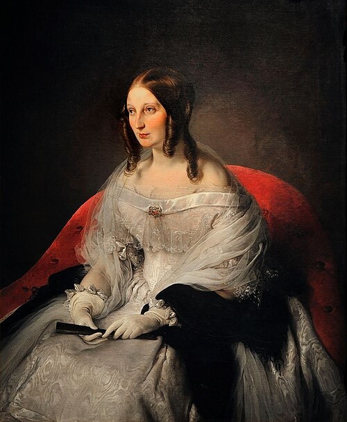 Ritratto della Principessa di Sant'Antimo, 1840, Francesco Hayez