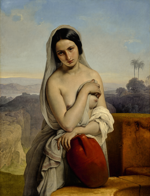 Rebecca at the well, 1831, Francesco Hayez