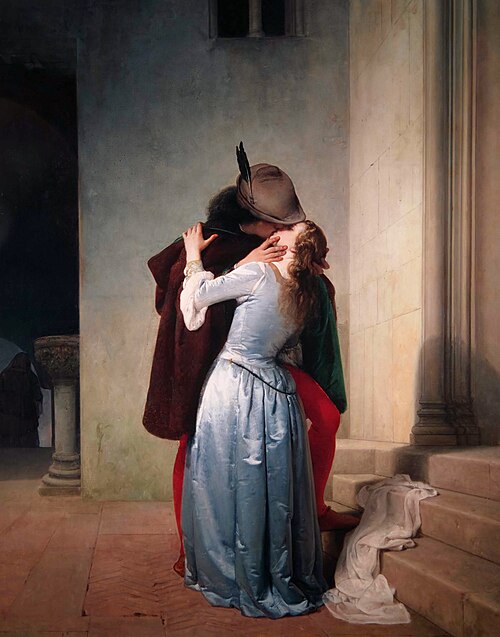The Kiss, 1867, Francesco Hayez