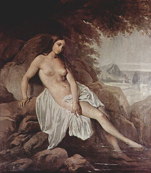 Baigneuse, 1832, Francesco Hayez