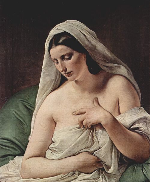 Odalisque, 1866, Francesco Hayez