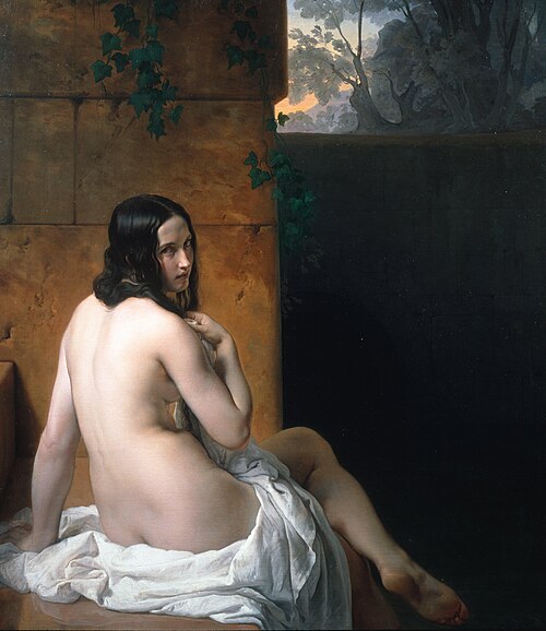 Susanna at Her Bath, 1850, Francesco Hayez