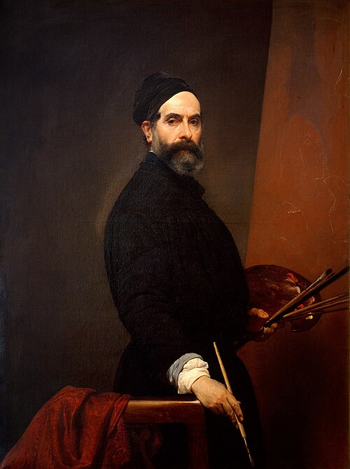 Self-portrait at the age of 57, 1848, Francesco Hayez
