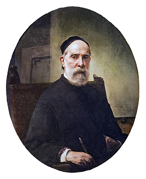 Self-portrait at the age of 88, 1878, Francesco Hayez