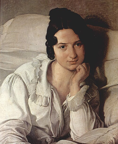 Portrait of Carolina Zucchi, 1825, Francesco Hayez