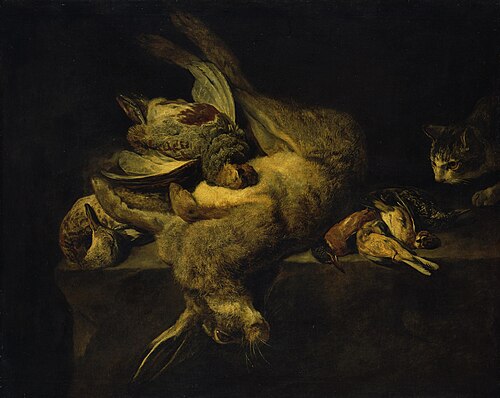 Still Life with Dead Rabbit, 1654, Pieter Boel