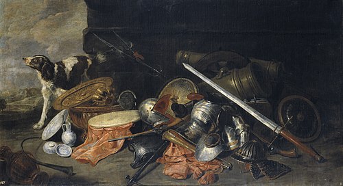 Arms and instruments of war, 1601, Pieter Boel