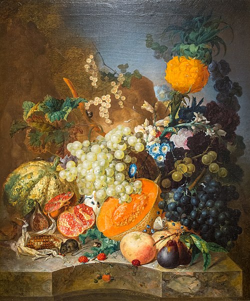 Still Life with Fruit, 1808, Jan van Os
