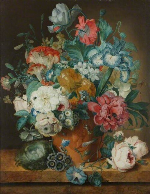Still Life of Summer Flowers, , Jan van Os