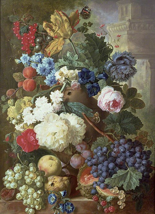 Flowers and Fruit, , Jan van Os