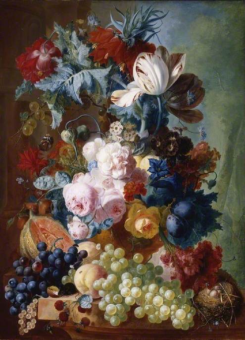 Flowers and fruit, , Jan van Os