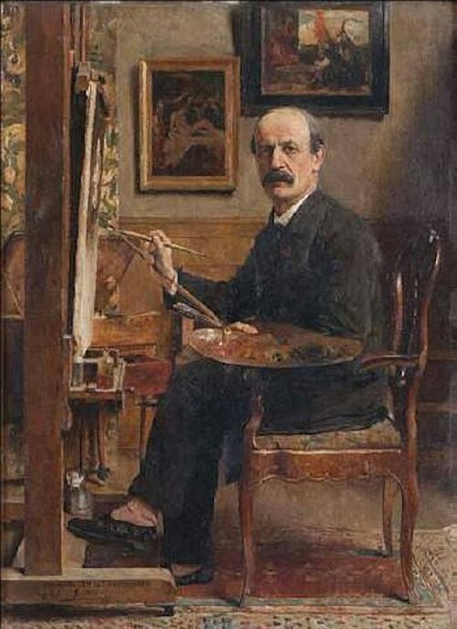 Portrait of Pieter Van Havermaet, 1886, Charles Mertens