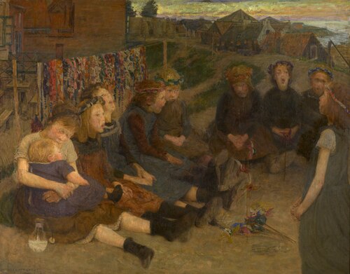 Children's Game, 1894, Charles Mertens
