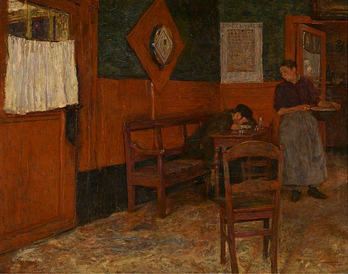 L'auberge rouge, 1894, Charles Mertens
