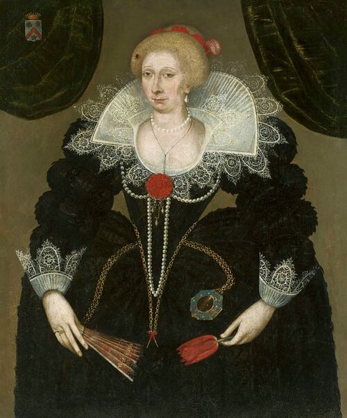 Portrait de Susanne de la Brisollières., 1600, Charles Martin