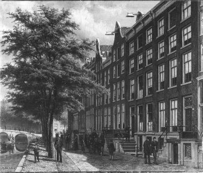 De Keizersgracht bij de Reguliersgracht, 1885, Willem Koekkoek