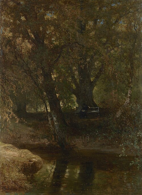 In Oorsprong forest, 1857, Johannes Warnardus Bilders