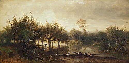Veluwezoomlandschaft, , Johannes Warnardus Bilders