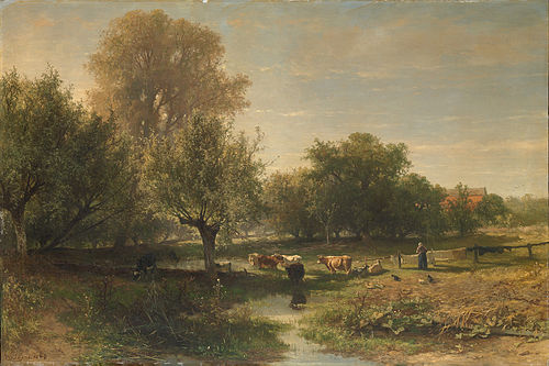 Landschap te Oosterbeek, 1867, Johannes Warnardus Bilders