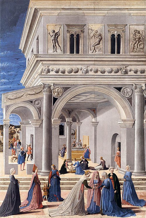The Birth of the Virgin, 1467, Fra Carnevale